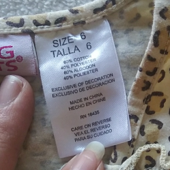 Cheetah long sleeve top - Picture 2 of 4